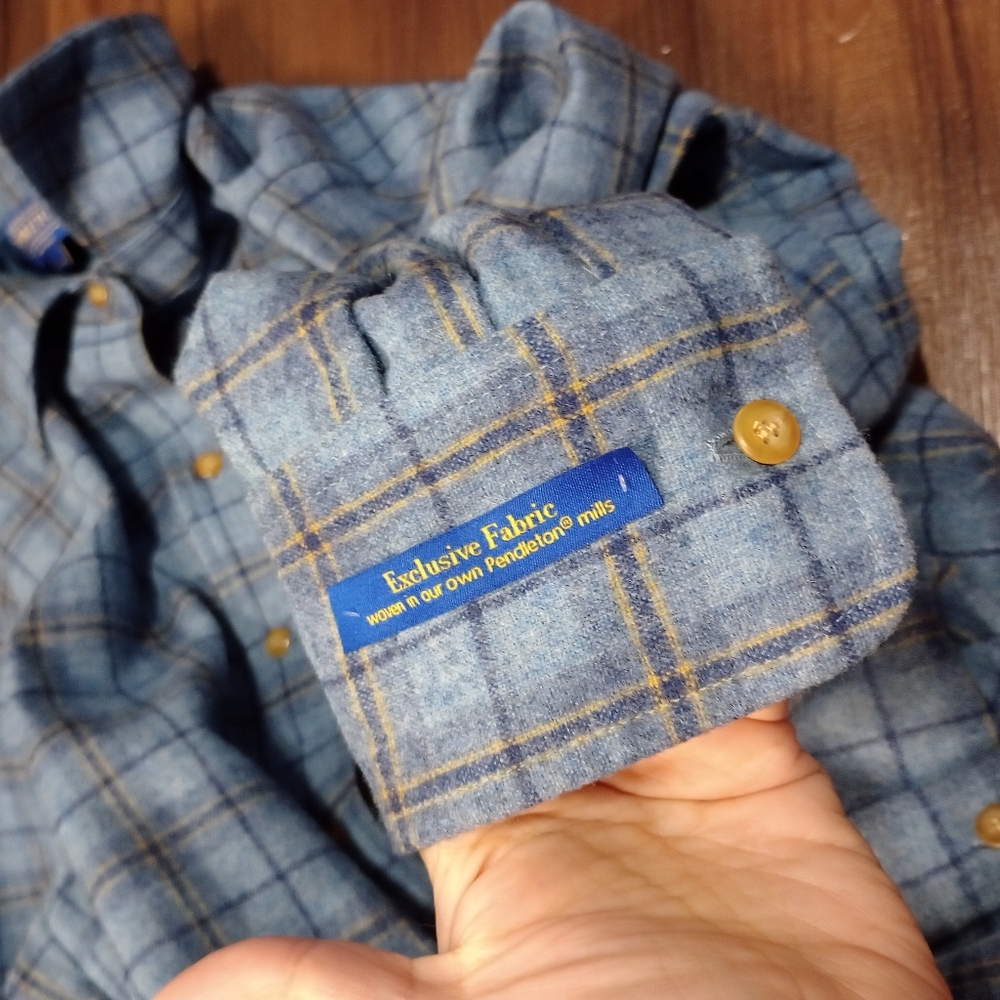 Pendleton Plaid Wool Flannel - image 4
